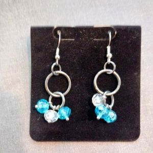 Blur dangle earrings